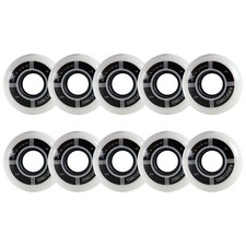 Player's Choice Indoor Roller Hockey Goalie Wheels 10-Pack - 59mm Dual-Pour 78A