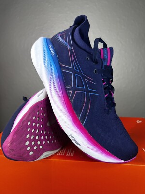 ASICS Gel-Nimbus 25 Paris Navy Pink Blue Running Shoes 1012B545 Mens 12 WMNS) Gel-Nimbus 25  main image 2