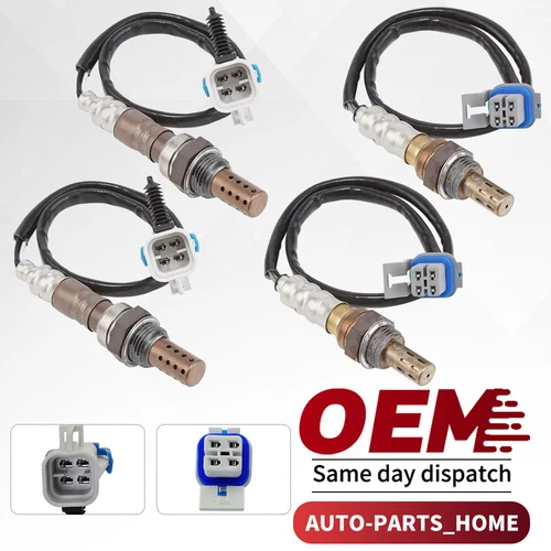 4PCS Up & Downstream O2 Oxygen Sensor For GMC Yukon Chevy Silverado Cadillac