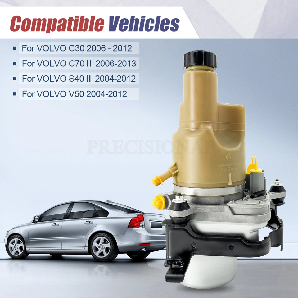 For 2005-2013 Volvo S40 V50 C30 C70 Electric Power Steering Pump 36050678 New - Image 4 of 4
