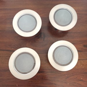 Stainless Steel Recessed Can Lighting Covers 4 pcs Fits in ...
