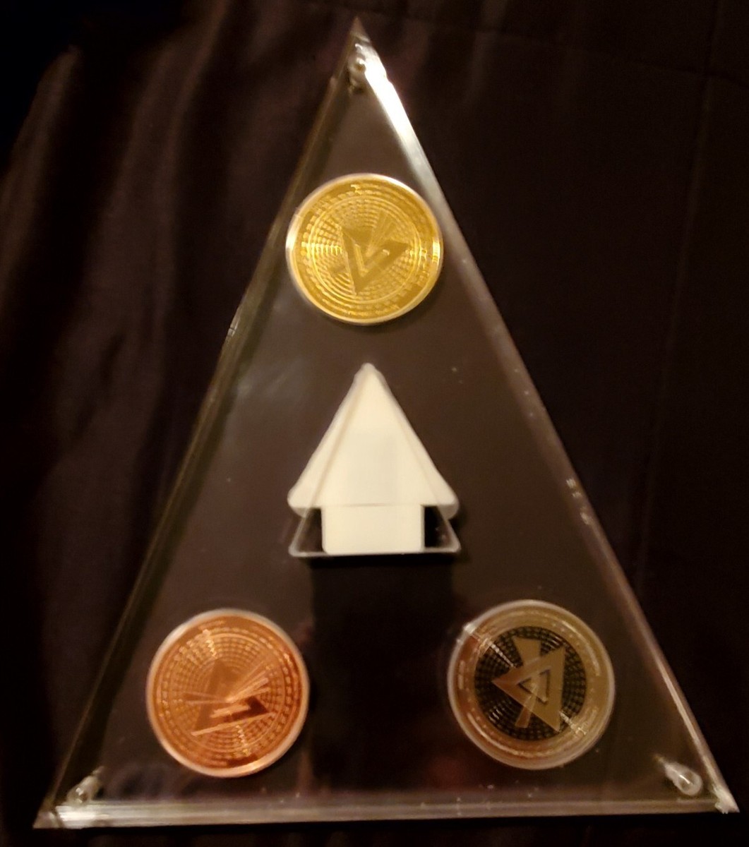2021 Beam Block Reward #18/50 Triangle Coin Set w/ 120 Beam like casascius  Btcc | eBay