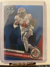 2023 Bowman Chrome University Julian Fleming Blue Refractor #148/199!! Ohio St!!