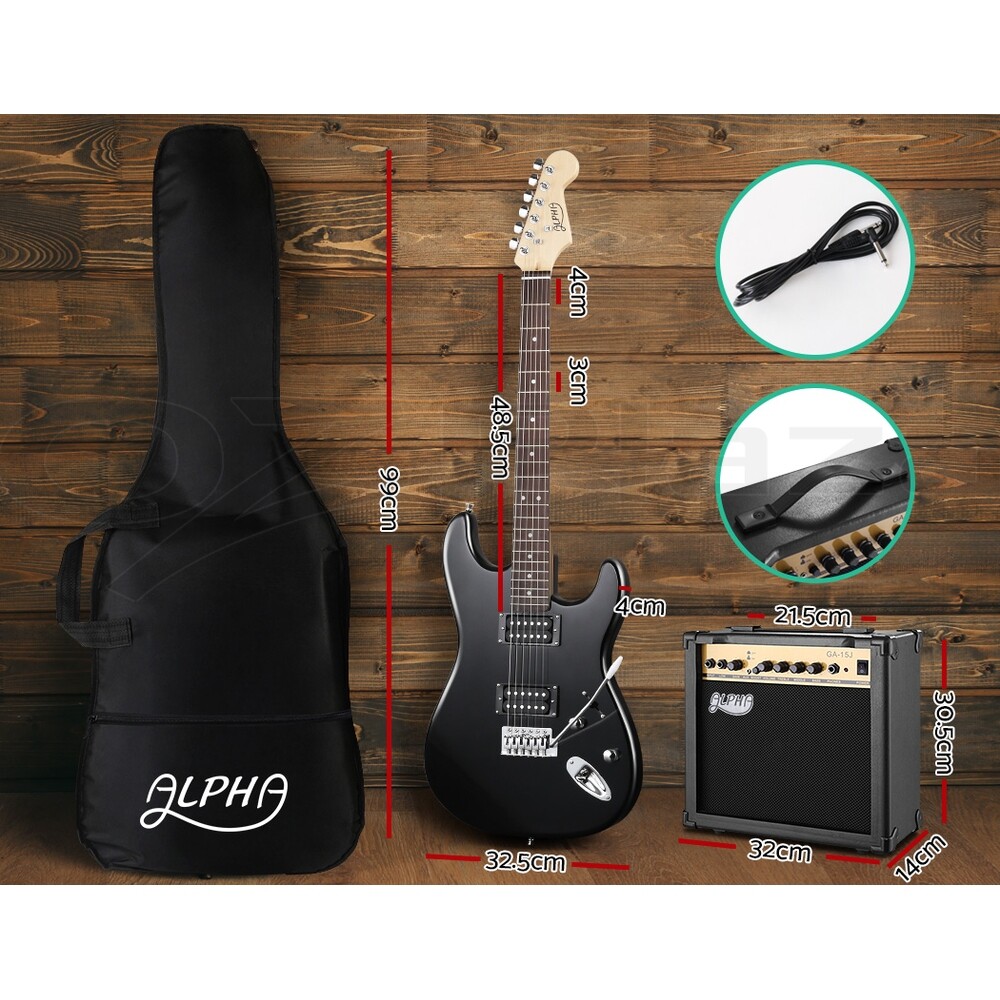 Alpha Electric Guitar Music String Instrument Rock Amplifier Tuner