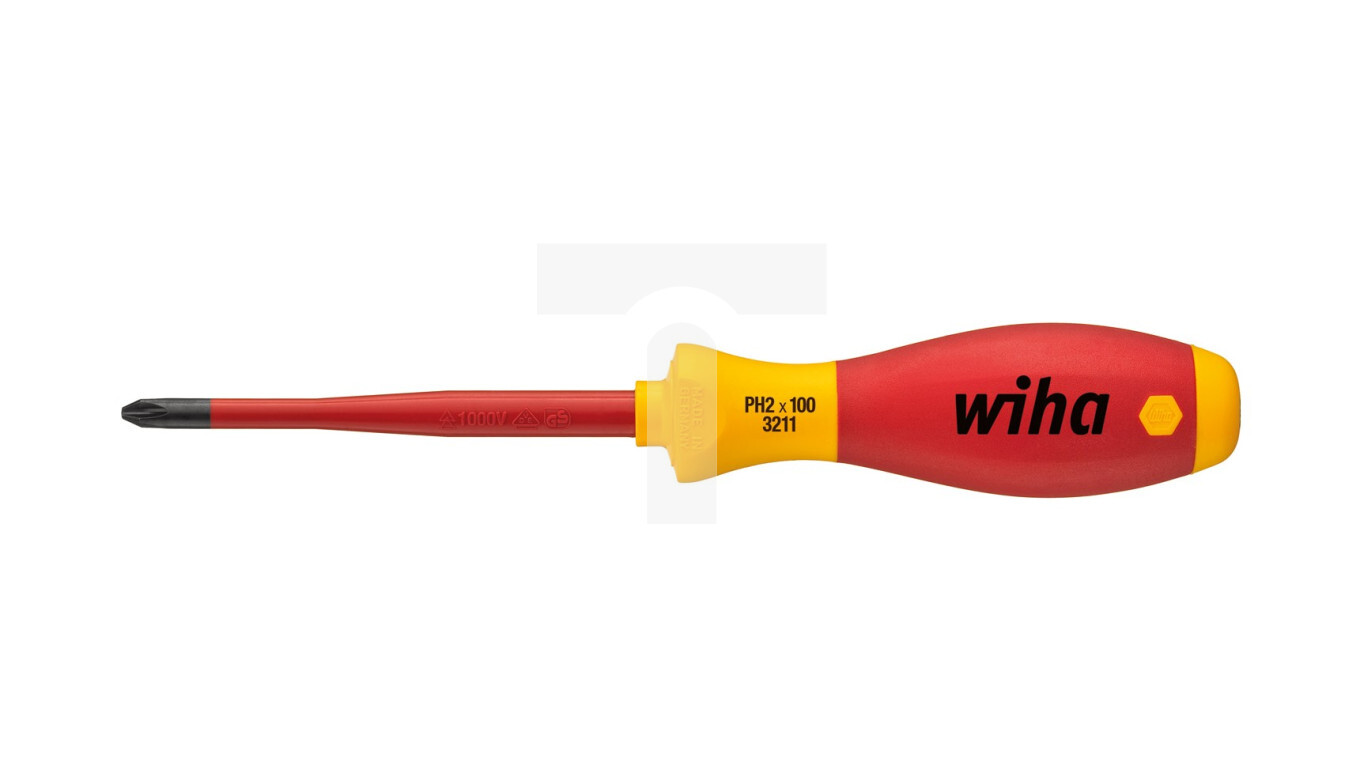 Phillips screwdriver PH2 insulated 1000V SlimFix 32112100 35394 /T2UK