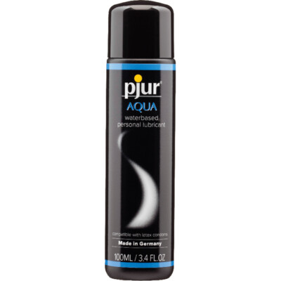 Pjur Aqua Water-Based Personal Lubricant 3.4oz - Provides Optimal Lubrication 