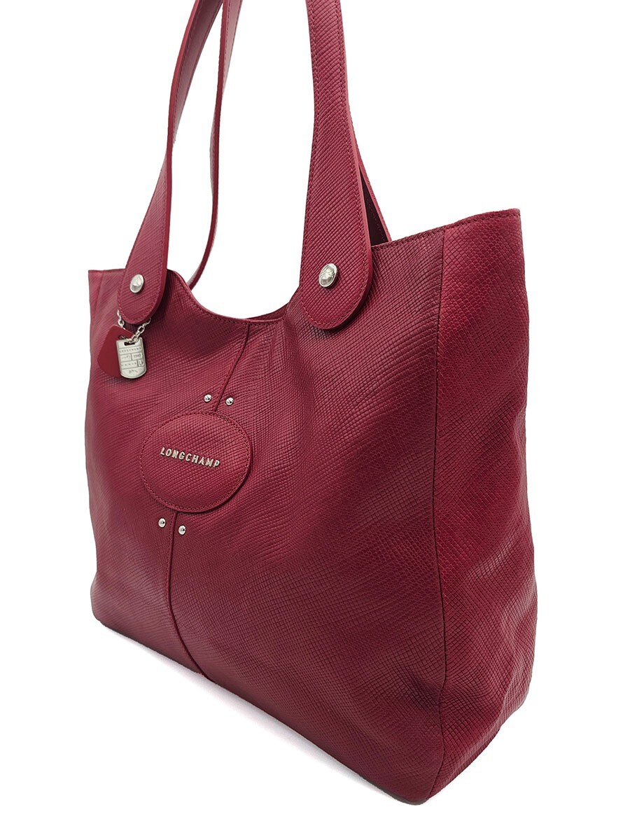 LONGCHAMP Quadri Red Leather Shoulder Bag UK