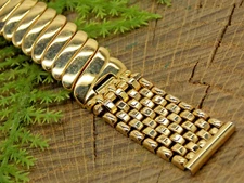 Kestenmade USA Expansion 16mm Gold Filled NOS Vintage Watch Band Bracelet