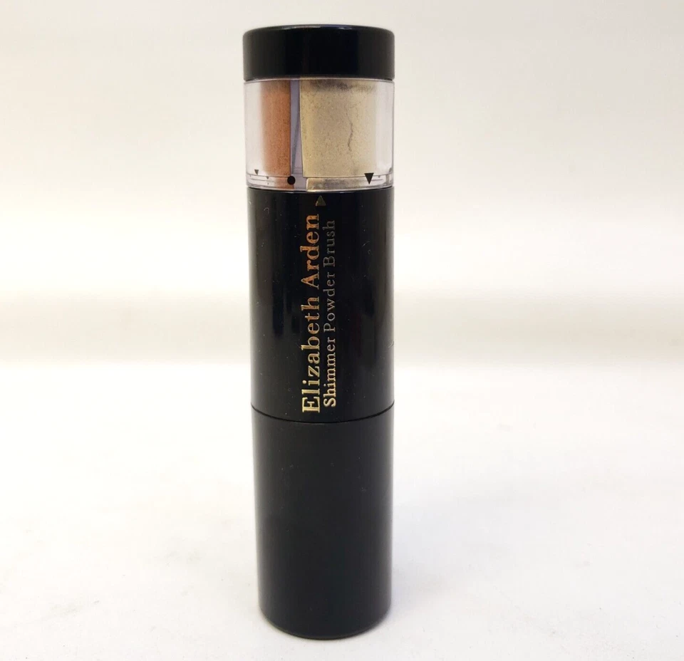 Cepillo en polvo brillante Elizabeth Arden bronce plata oro nuevo Foto 4 de 4