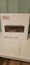 HALL TECHOLOGIES ECHO-4S HDMI 2.0 HDBaseT 1X4 Splitter