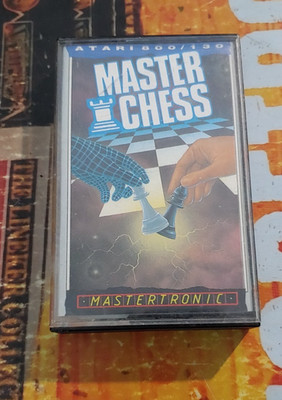 Master Chess (Mastertronic 1985) ATARI XE XL 800 (Tape, Box, Manual) works 8-bit