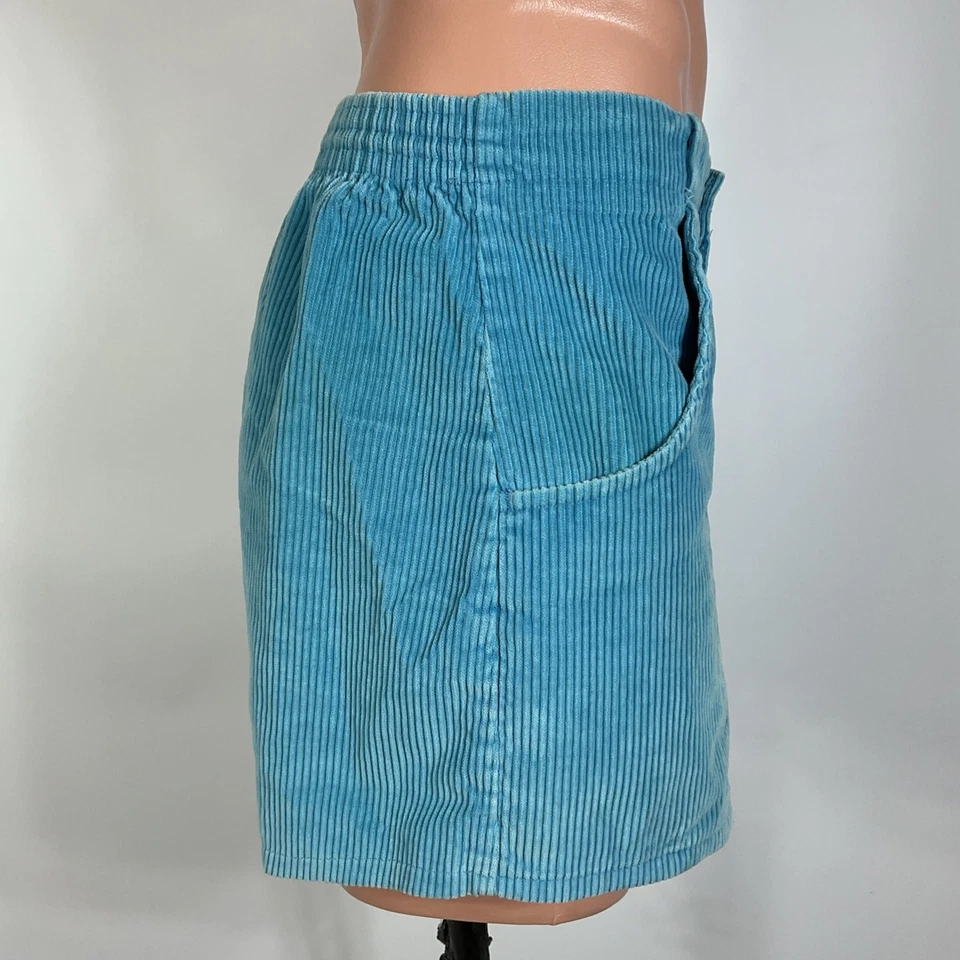 Shorts de veludo vintage Ocean Pacific azul água tamanho 36 Surf Dogtown anos 70/80 - Imagem 4 de 4