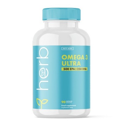 Omega-3 Ultra 1000 mg (EPA 500/ DHA 250) 90 Kapseln Herb