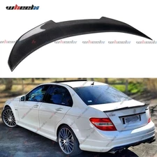 REAL CARBON FIBER PSM DUCKBILL TRUNK SPOILER FOR 2008-14 MERCEDES BENZ W204 C63