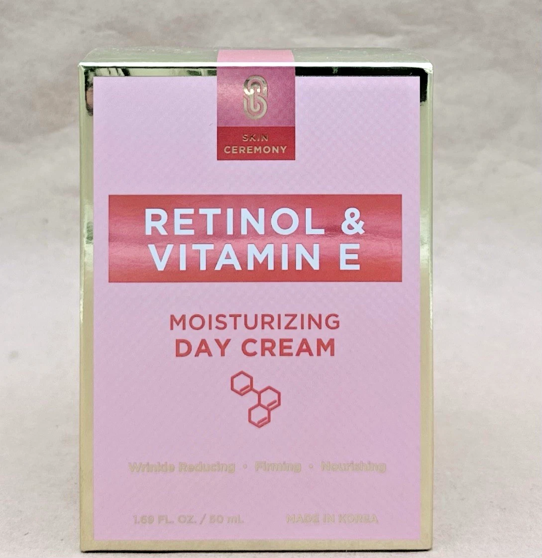 Skin Ceremony Retinol & Vitamin E Moisturizing Day Cream 1.69 fl oz New