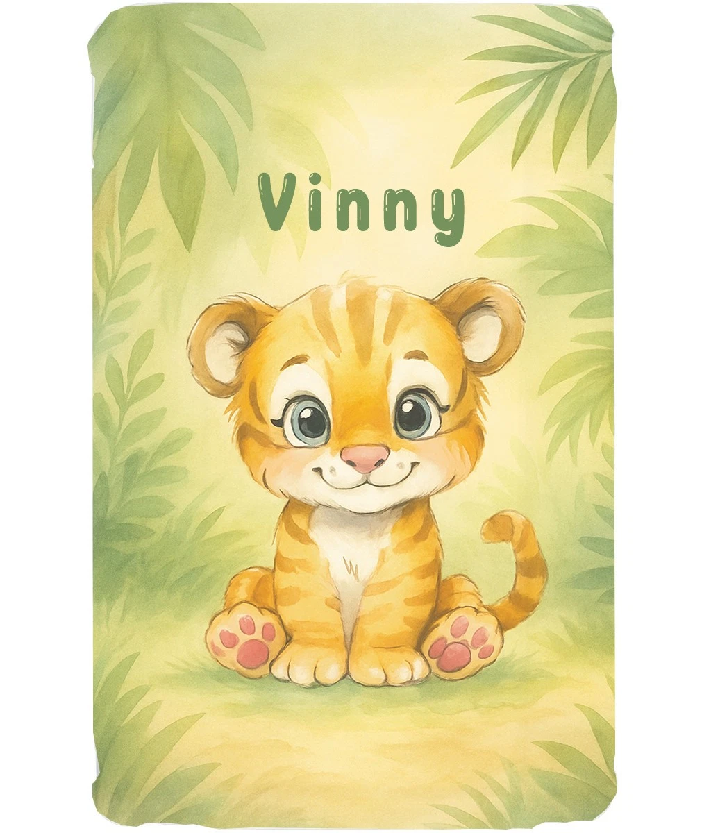 Tiny Tiger Personalised Baby Changing Mat Padded, Wipe Clean Nursery
Opens in a new window or tab