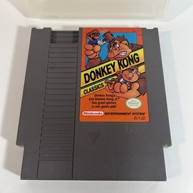 Donkey Kong Classics (Nintendo NES, 1988) Tested Authentic Retro Video Game Cart