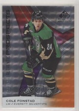 2019-20 Upper Deck SP Game Used CHL Edition Orange 192/199 Cole Fonstad #46 7ql