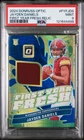 2024 Panini Donruss Optic - Jayden Daniels #FYF-JDS Blue Hyper Prizm (MEM, RC)