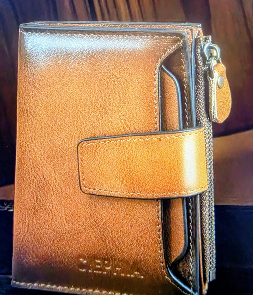 trifold wallet zipper products for sale | eBay