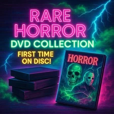 13 RARE HORROR DVDS | First Time On Disc | Custom Covers + Mini Posters |