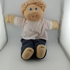 Vintage Cabbage Patch Doll 1983 Blue Eyes One Demple Made In Spain
