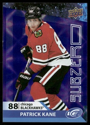 2021-22 Upper Deck Ice #SZ-21 Patrick Kane Chicago Blackhawks Sub Zero Card
