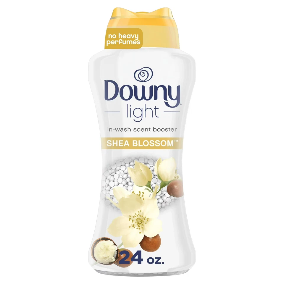 Downy Light Laundry Scent Booster Beads for Washer, Shea Blossom, 24 oz
