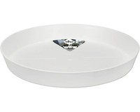 Blumentopf Untersetzer Elho Loft Urban Kunststoff Ø 24 Cm Weiß