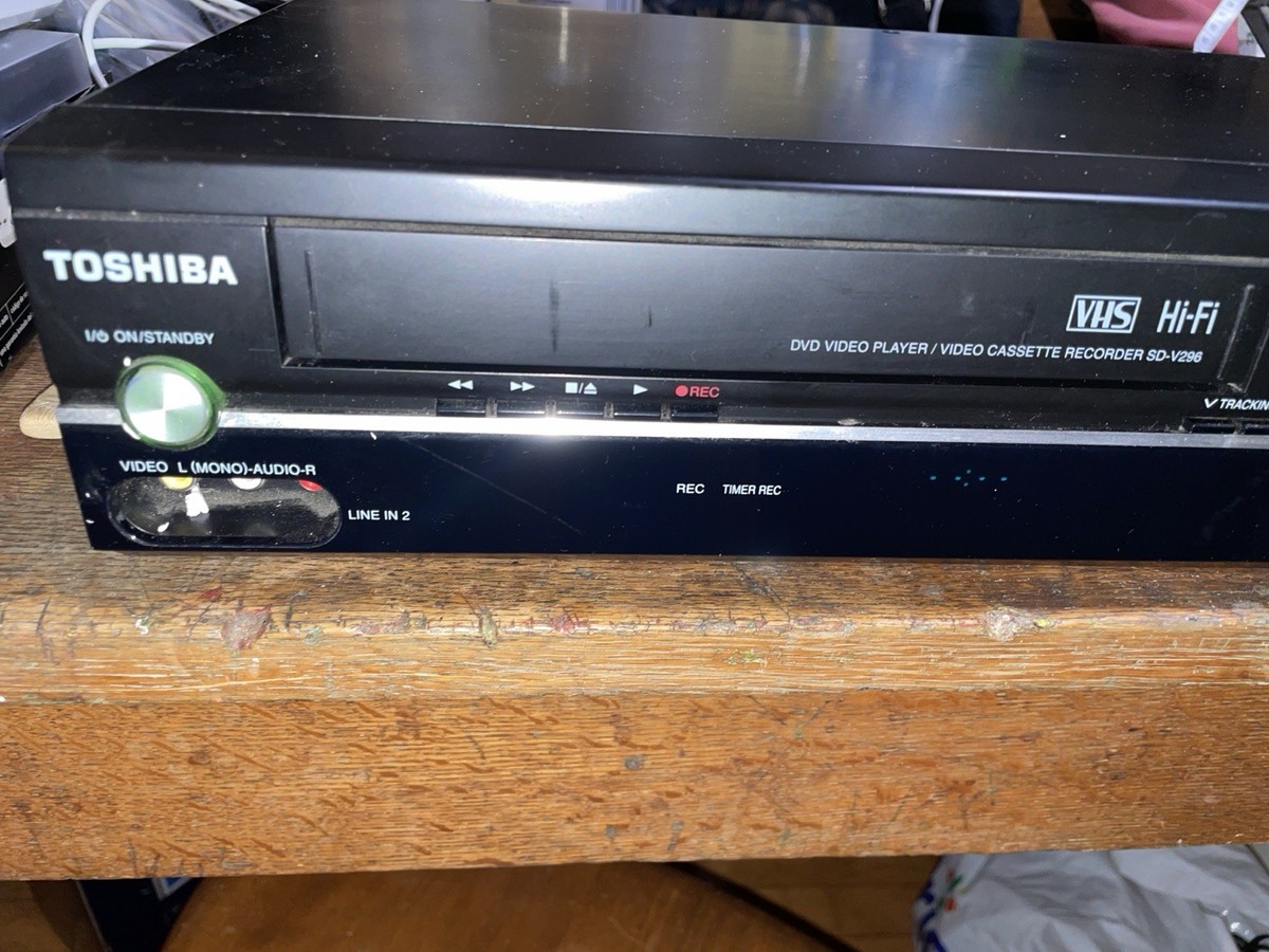 Toshiba SD-V296 DVD/VCR Combination Player - Black for sale online
