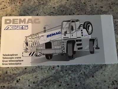 Demag AC 25 City Class Telescopic Crane Conrad Model #2089 Blue