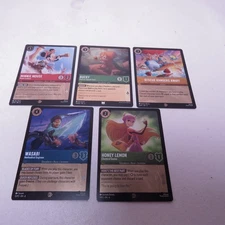 Disney Lorcana Azurite Sea League Promo Card Set - Bucky, Minnie Mouse, Wasabi