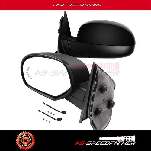 Mirrors Power Memory Heated Puddle Signals For 2007-2013 GMC Chevy LH+RH