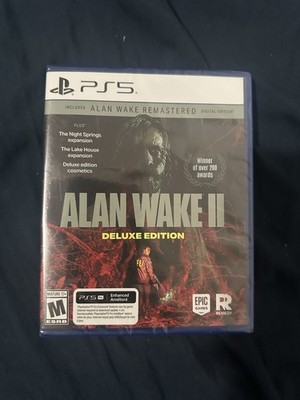 Alan Wake II 2 Deluxe Edition PlayStation 5 PS5 New USA Physical Disc New Sealed