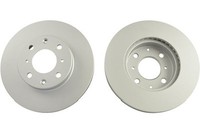 Kavo Parts 2X Bremsscheiben Vorne Ø242 Mm BelüFtet Beschichtet FüR Honda CRX II