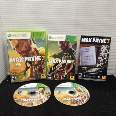 Max Payne 3 Xbox 360 Tested Authentic Complete  Microsoft MS