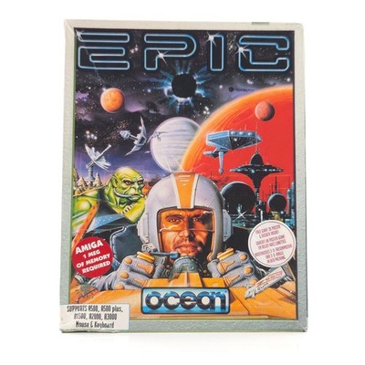 Commodore Amiga: EPIC - Big Box OVP (CBM DISK PAL) 1992 by Ocean Software