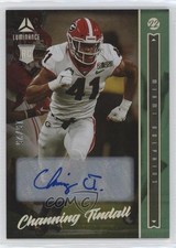 2022 Panini Luminance Rookie Green Auto 15/25 Channing Tindall #169 Auto 1l2