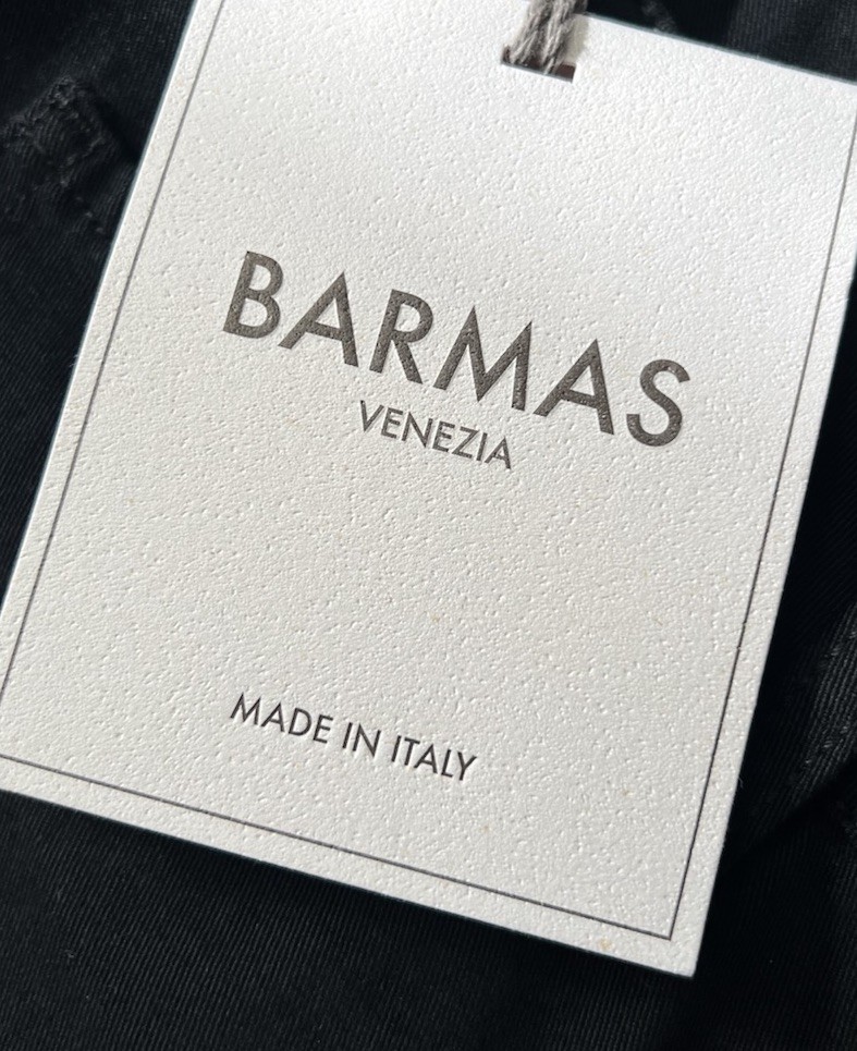 BARMAS Venezia 'Dante' Black Cashmere Blend Soft Touch Jeans RRP: £450.00 image 7