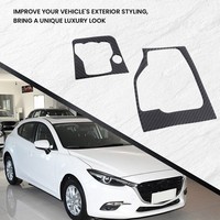 Eurowagens Carbonfaser Schalthebel Abdeckung Sticker FüR 3 Axela 2014