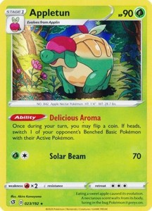 appletun pokemon card value V - 026/264 - Ultra Rare - Sword & Shield Grass Grass Headbutt (30) Grass Card of the Day 