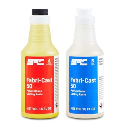 SPRESIN Fabri-Cast 50 Polyurethane Casting Resin Kit 32 Oz (16A+16B)