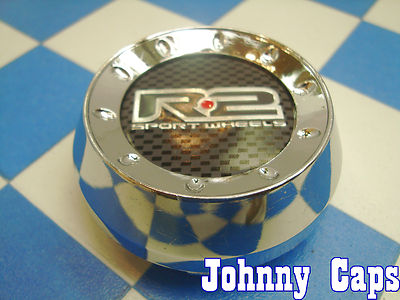 R-2 Sport Wheels Chrome Center Caps #075 Custom Wheel Chrome Center Cap ...