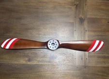 Handmade Wooden Airplane Propeller Rustic Aviation Collectible Home Décor, 27” L