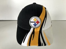 PITTSBURGH STEELERS Black/Yellow NFL FOOTBALL HAT Fan Baseball Cap YOUTH Kid Sz