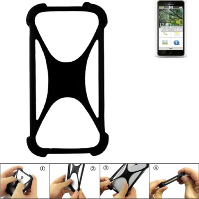 Coque Silicone Pare-chocs Pour Fairphone 3 + écouteurs Inclus - Marque K-S-Trade, Couleur Noire - Neuf