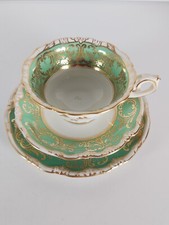 George Jones & Sons Crescent Tea Cup, Saucer And Plate