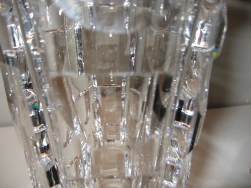 Simon Gate for Orrefors Faceted Vase 7 3/4" Height Sweden MIB - Picture 3 of 5