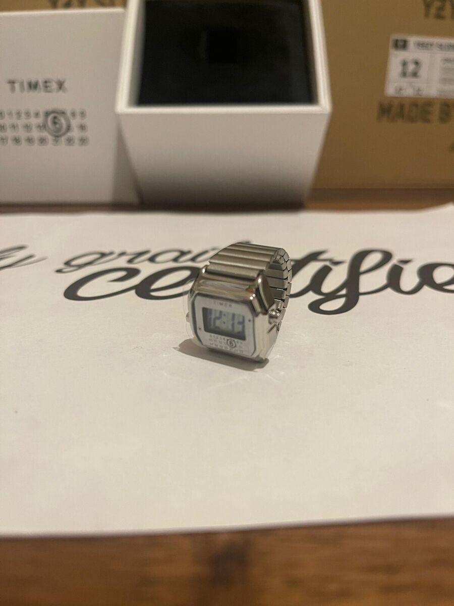 MM6 Maison Margiela TIMEX Digital Watch T80 ring watch S/M MM6 Maison Margiela TIMEX Digital Watch T80 ring watch S/M