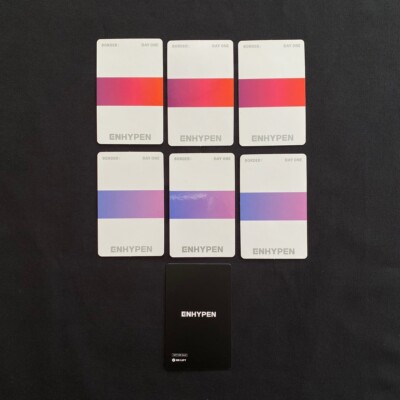 ENHYPEN BORDER : DAY ONE Sunghoon Photo card Complete Set of 7 3rd